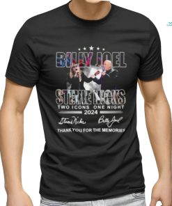 Billy Joel Stevie Nick Tour 2024 Merch shirt