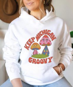 Billydoe Wearing Keep Michigan Groovy Shirt