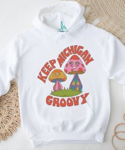 Billydoe Wearing Keep Michigan Groovy Shirt