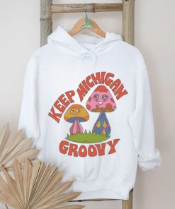 Billydoe Wearing Keep Michigan Groovy Shirt