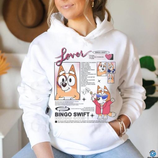 Bingo Swift Lover Bluey Eras Tour shirt