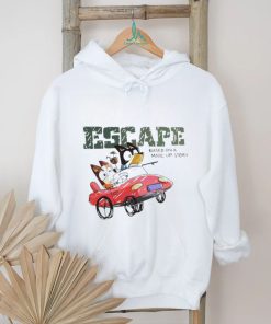 Bluey driving a car Escape Based On A Made Up Story shirt