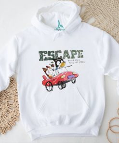 Bluey driving a car Escape Based On A Made Up Story shirt