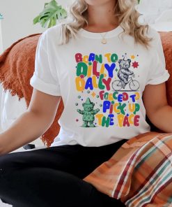 Born To Dilly Dally Clown Bear Meme colorful shirt