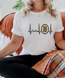 Boston Bruins Heartbeat T Shirt, Heartbeat Hockey 2024 Shirt