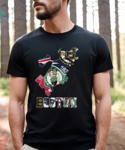 Boston Celtics Boston Bruins Red Sox New England Patriots Proud Of Boston T Shirt