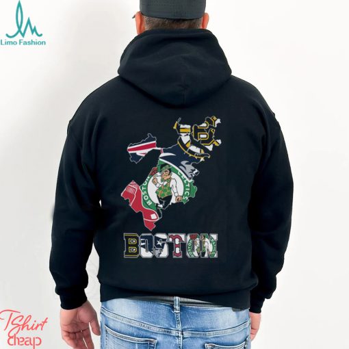 Boston Celtics Boston Bruins Red Sox New England Patriots Proud Of Boston T Shirt