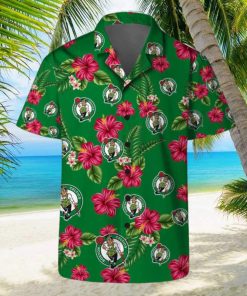 Boston Celtics Cute Flower Hibiscus Tropical Hawaiian Shirt And Shorts