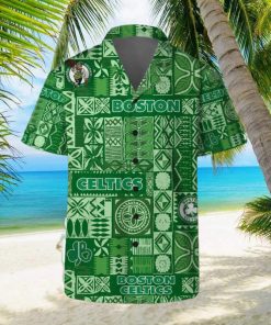 Boston Celtics Hawaii Set Summer Pattern 3D Hawaiian Shirt And Shorts