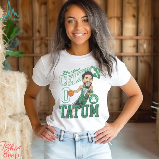 Boston Celtics Jayson Tatum Caricature T Shirt