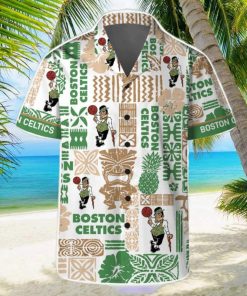 Boston Celtics National Basketball Association NBA Fans Hawaiian Shirt And Shorts