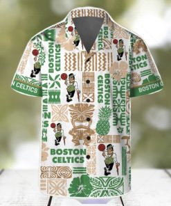 Boston Celtics National Basketball Association NBA Fans Hawaiian Shirt And Shorts