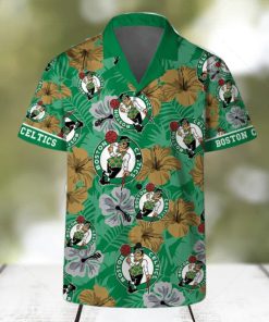 Boston Celtics Team NBA Hawaii Set Hawaiian Shirt And Beach Short For Fans