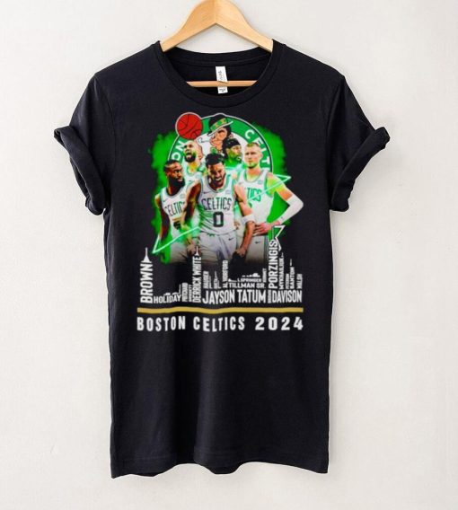 Boston Celtics basketball 2023 City Player Names fan shirt