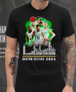 Boston Celtics basketball 2023 City Player Names fan shirt