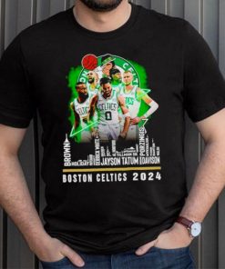 Boston Celtics basketball 2023 City Player Names fan shirt