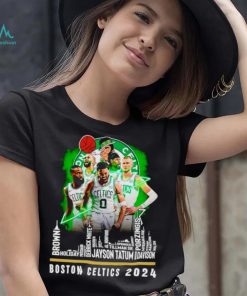 Boston Celtics basketball 2023 City Player Names fan shirt