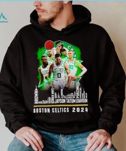 Boston Celtics basketball 2023 City Player Names fan shirt