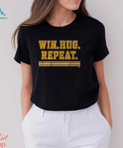 Boston Hockey Win Hug Repeat Shirt