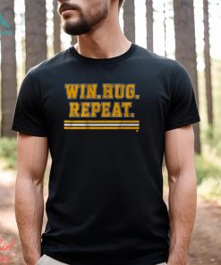 Boston Hockey Win Hug Repeat Shirt