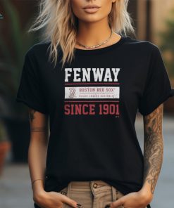Boston Red Sox Heather Navy Cooperstown Collection Local Stack Tri Blend T Shirt