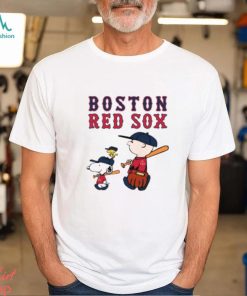 Boston Red Sox Let's Play Baseball Together Snoopy MLB Shirt