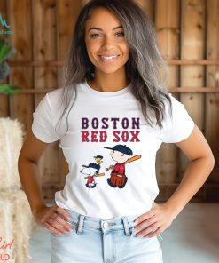 Boston Red Sox Let's Play Baseball Together Snoopy MLB Shirt