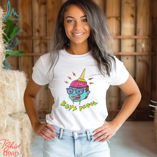 Boys Drool Ice Cream Brain T Shirt