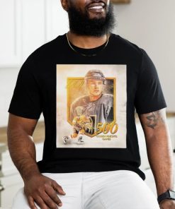 Brayden McNabb Playing In Their 500th Games As Golden Knights Shirt