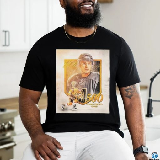Brayden McNabb Playing In Their 500th Games As Golden Knights Shirt