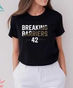 Breaking Barriers 42 Women's V Neck T Shirt