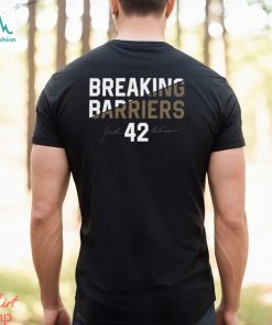 Breaking Barriers 42 Women's V Neck T Shirt