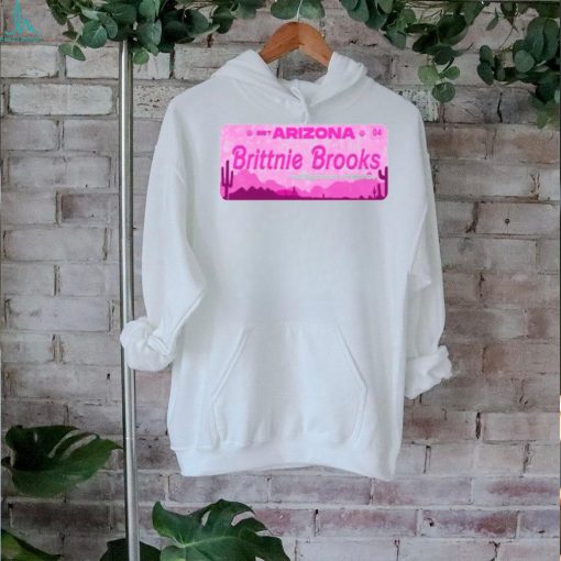 Brittnie Brooks BB AZ License Plate Shirt