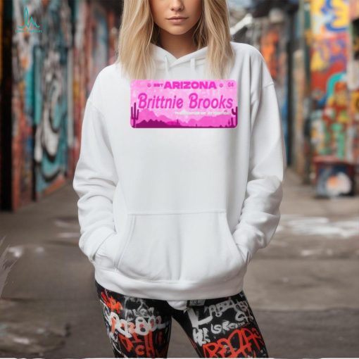 Brittnie Brooks BB AZ License Plate Shirt