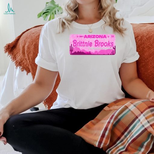 Brittnie Brooks BB AZ License Plate Shirt