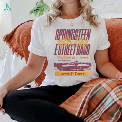 Bruce Springsteen Merch Inglewood 2024 Show T Shirt