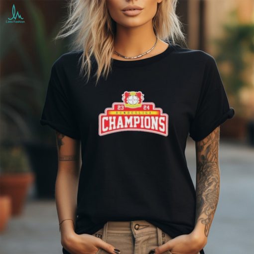 Bundesliga Deutscher Champions 23 24 Bayer Leverkusen T Shirt
