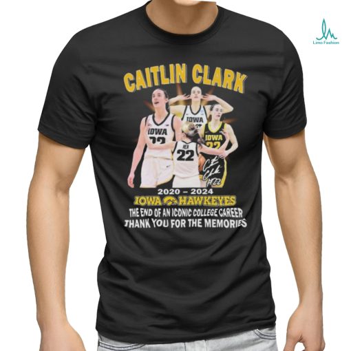 Caitlin Clarks Iowa Hawkeyes 2020 2024 Thank You For The Memories T Shirt