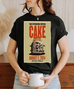 Cake August 2 2024 Wolf Trap Vienna VA Poster shirt