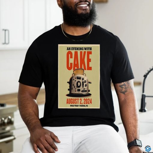 Cake August 2 2024 Wolf Trap Vienna VA Poster shirt