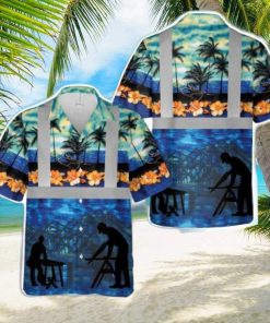 Carpenter Tropical Hawaiian Shirt Summer Holiday Gift