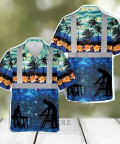 Carpenter Tropical Hawaiian Shirt Summer Holiday Gift