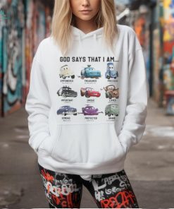 Cars Movie God Say That I Am Lightning McQueen T Shirt