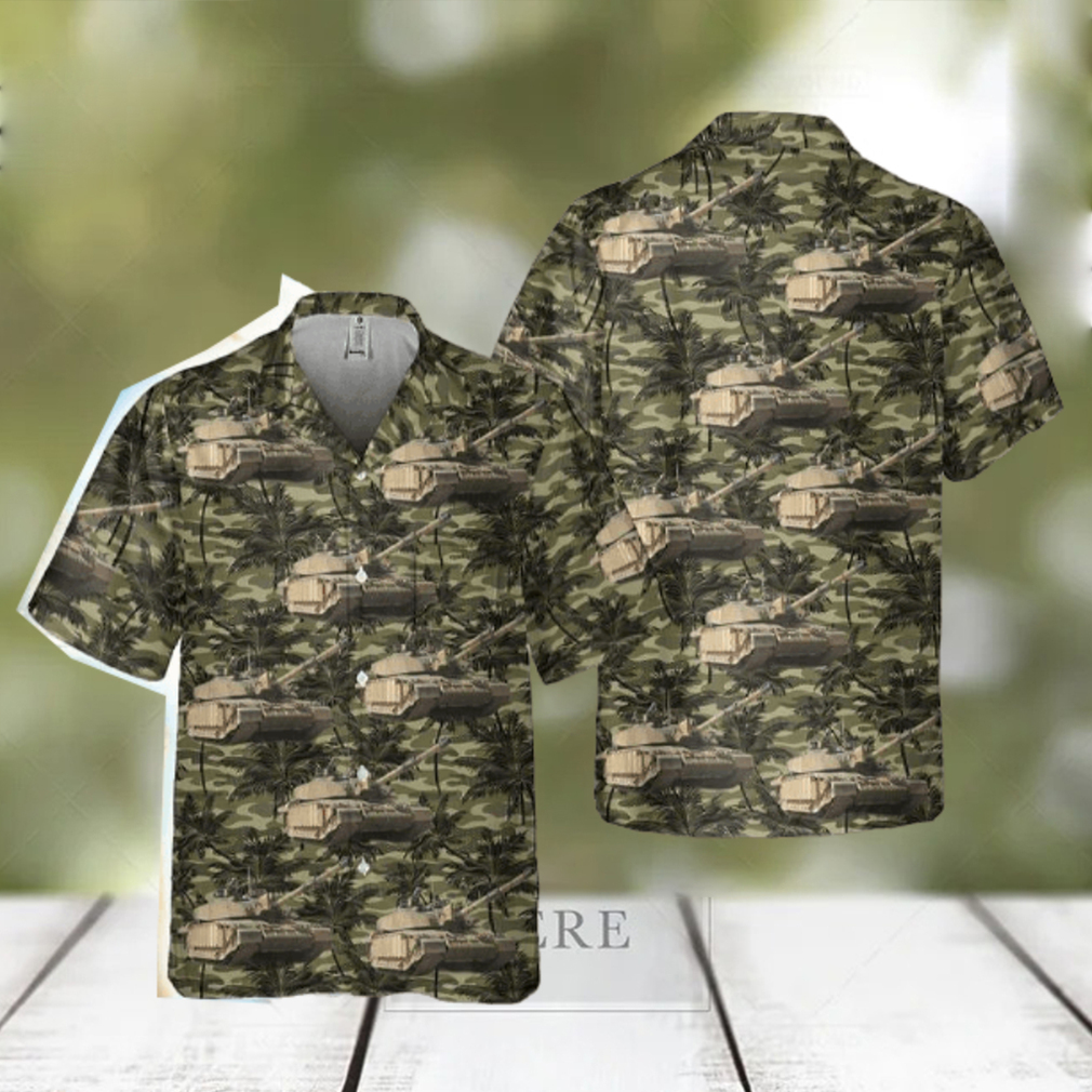 Challenger 2 _ British Army MBT Pocket Hawaiian Shirt Challenger 2 _ British Army MBT Pocket Hawaiian Shirt