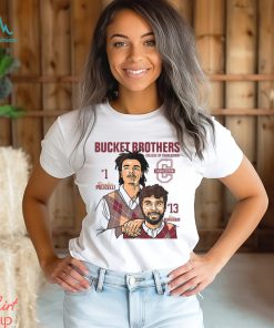 Charleston NCAA Men's Basketball Ben Burnham and Frankie Policelli Bucket Brothers Caricature T Shirt