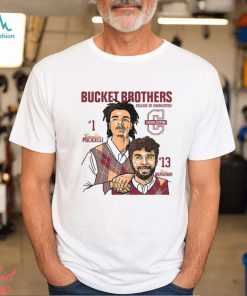 Charleston NCAA Men’s Basketball Ben Burnham and Frankie Policelli Bucket Brothers Caricature T Shirt