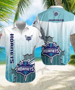 Charlotte Hornets Turquoise Hawaiian Shirt Style Gift