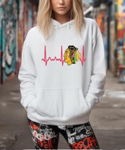 Chicago Blackhawks Heartbeat T Shirt, Heartbeat Hockey 2024 Shirt, hoodie, sweater, long sleeve and tank top Chicago Blackhawks Heartbeat T Shirt, Heartbeat Hockey 2024 Shirt