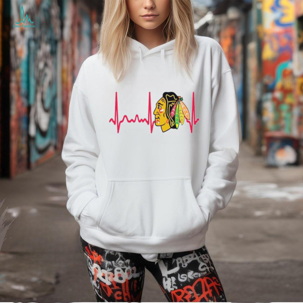 Chicago Blackhawks Heartbeat T Shirt, Heartbeat Hockey 2024 Shirt Chicago Blackhawks Heartbeat T Shirt, Heartbeat Hockey 2024 Shirt