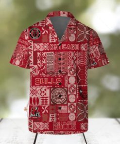 Chicago Bulls Hawaii Set Summer Pattern 3D Hawaiian Shirt And Shorts